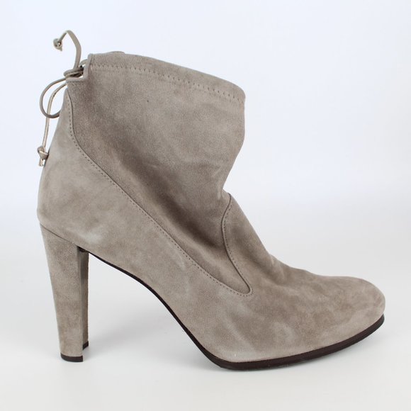 New STUART WEITZMAN Mitten Suede Bootie - Picture 6 of 13